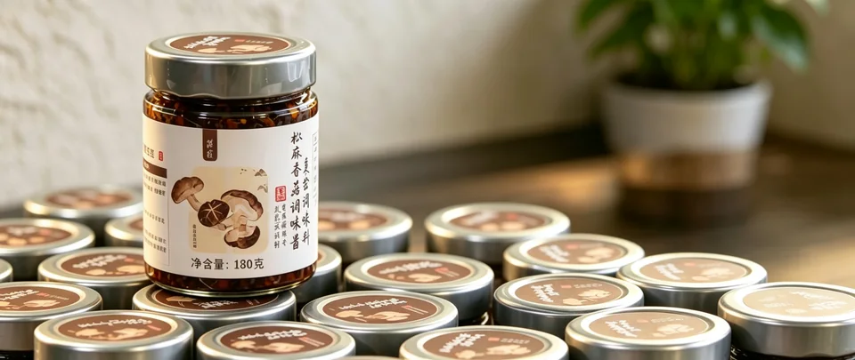 A mushroom sauce prepared for the Seleglu and Qianyi Agriculture collaboration.