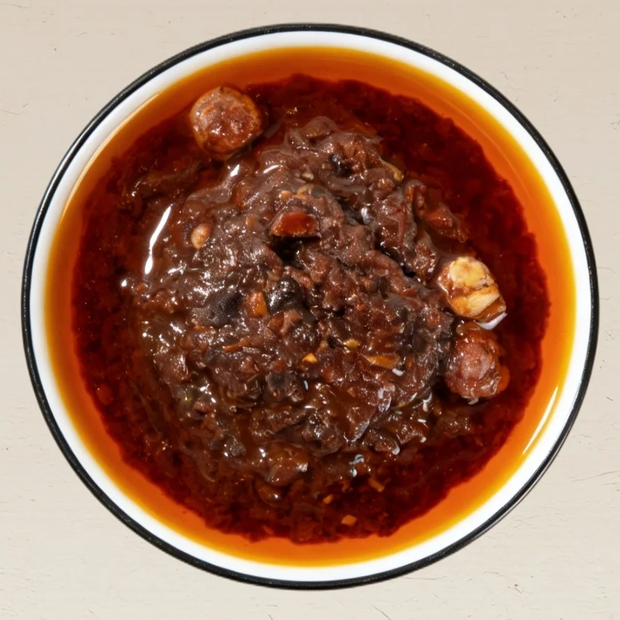 Mala sauce in a bowl