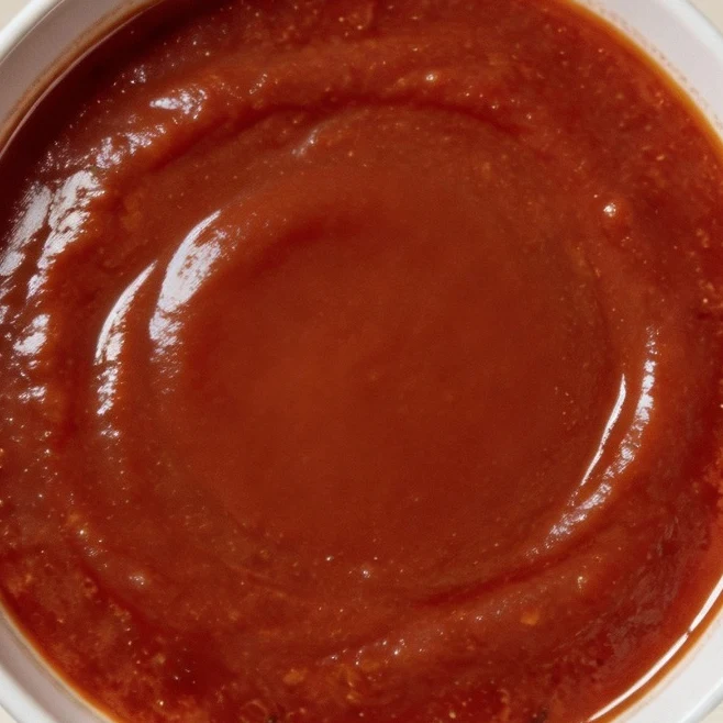Close-up of Rich Tomato Hot Pot Base